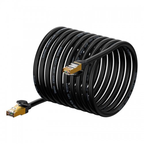 Кабель Baseus high Speed Seven types of RJ45 10Gigabit network cable (round cable) |20m| black