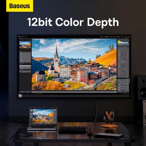 Кабель Baseus High Definition Series DP 8K to DP 8K Adapter Cable |2m| black