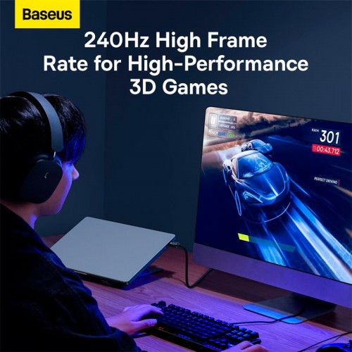 Кабель Baseus High Definition Series DP 8K to DP 8K Adapter Cable |2m| black