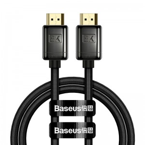 Кабель Baseus High Definition Series HDMI 8K to HDMI 8K Adapter Cable (Zinc alloy) |1m| black