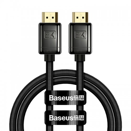 Кабель Baseus High Definition Series HDMI 8K to HDMI 8K Adapter Cable (Zinc alloy) |1m| black