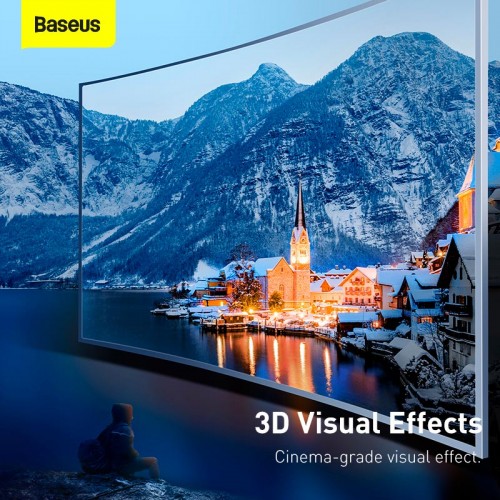 Кабель Baseus High Definition Series HDMI 8K to HDMI 8K Adapter Cable (Zinc alloy) |1m| black