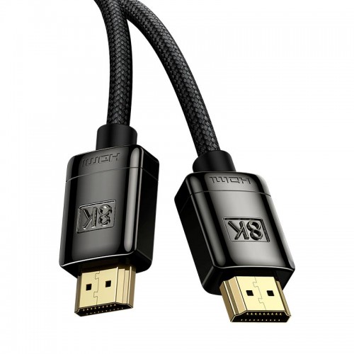 Кабель Baseus High Definition Series HDMI 8K to HDMI 8K Adapter Cable (Zinc alloy) |1m| black