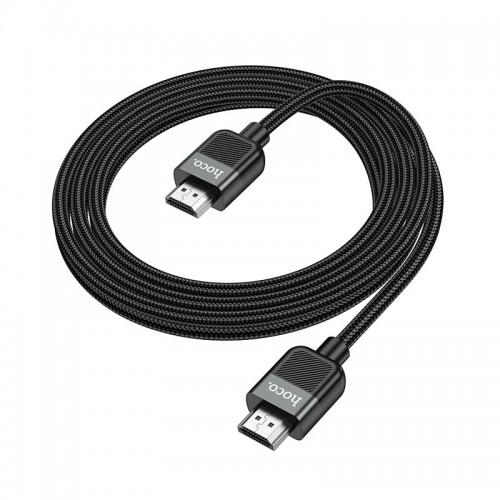 Кабель HOCO Cutting-edge HDTV 2.0 male-to-male 4K HD data cable US09 (L=2M) black