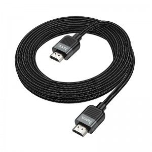 Кабель HOCO Cutting-edge HDTV 2.0 male-to-male 4K HD data cable US09 (L=3M) black