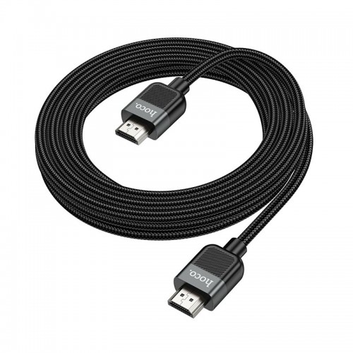 Кабель HOCO Cutting-edge HDTV 2.0 male-to-male 4K HD data cable US09 (L=3M) black