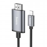 Кабель Hoco HD on-screen cable iP to HDTV UA27 |1080p, 2m| metal-grey