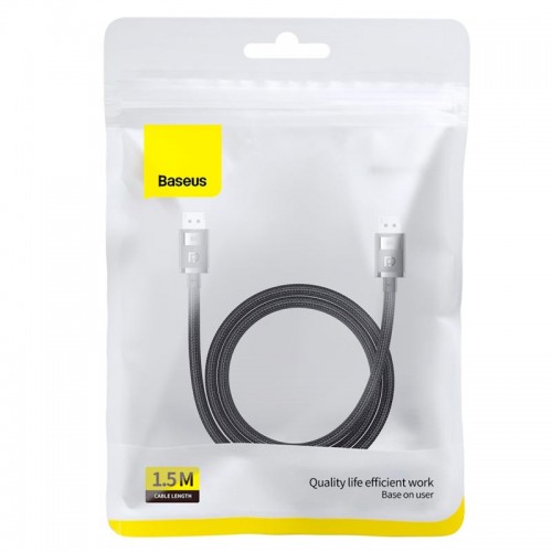 Кабель Baseus High Definition Series DP 8K to DP 8K Adapter Cable |1.5m, 240Hz| black