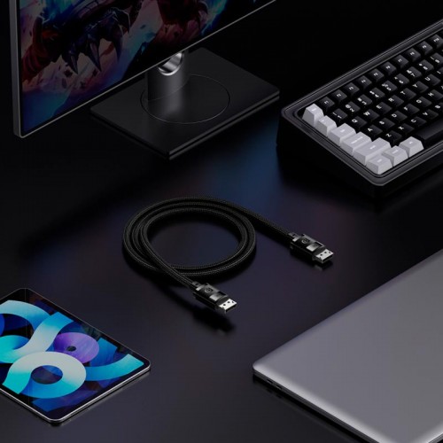 Кабель Baseus High Definition Series DP 8K to DP 8K Adapter Cable |1.5m, 240Hz| black
