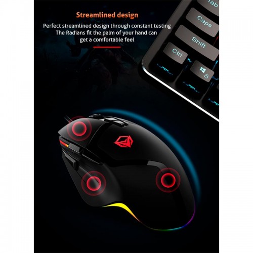 Миша MEETION Backlit Gaming Mouse RGB MT-G3325 black