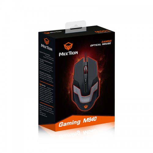 Миша MEETION Backlit Gaming Mouse RGB MT-M940 black