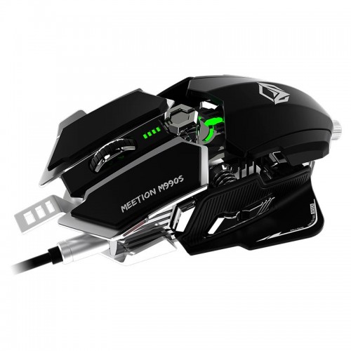 Миша MEETION Backlit Gaming mechanical Mouse RGB MT-M990S white