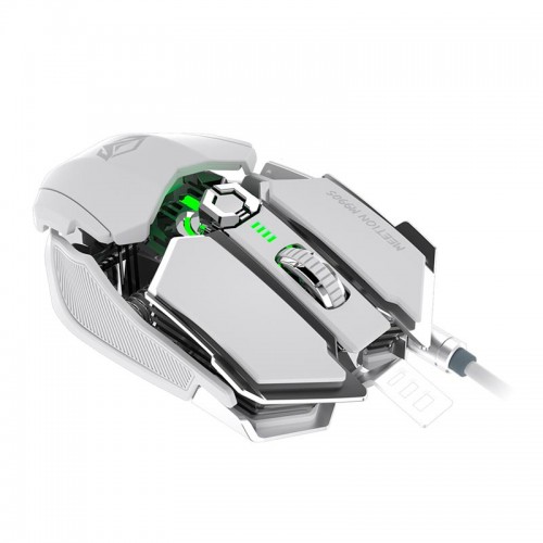 Миша MEETION Backlit Gaming mechanical Mouse RGB MT-M990S white