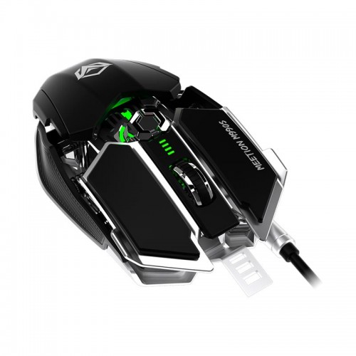 Миша MEETION Backlit Gaming mechanical Mouse RGB MT-M990S white