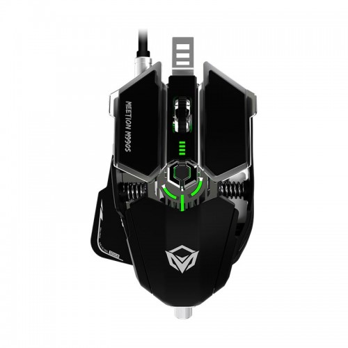 Миша MEETION Backlit Gaming mechanical Mouse RGB MT-M990S white