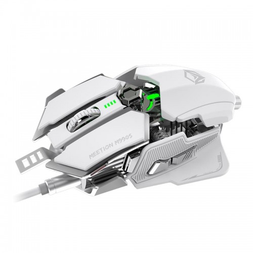 Миша MEETION Backlit Gaming mechanical Mouse RGB MT-M990S white