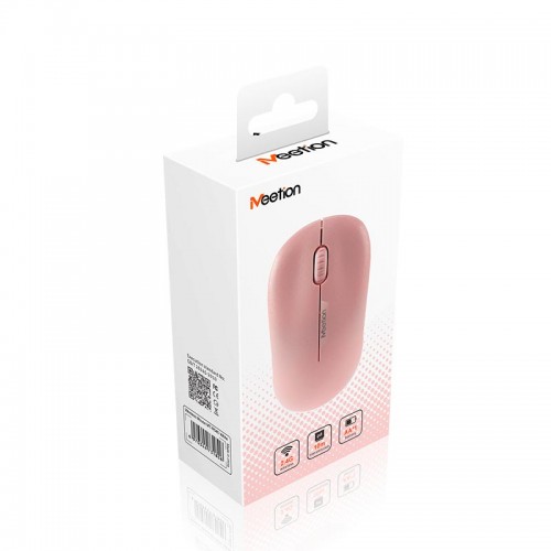 Миша MeeTion Wireless Mouse 2.4 G MT-R545 pink
