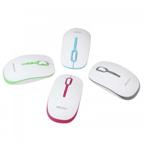 Миша MeeTion Wireless Mouse 2.4 G MT-R547 white-blue