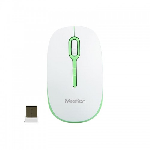 Миша MeeTion Wireless Mouse 2.4 G MT-R547 white-blue
