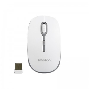 Миша MeeTion Wireless Mouse 2.4 G MT-R547 white-grey