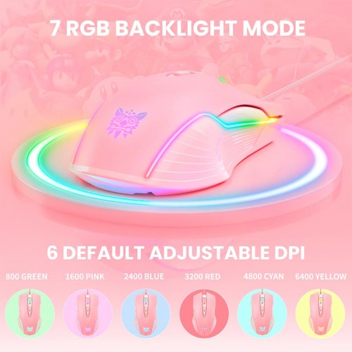 Миша ONIKUMA Gaming CW905 pink