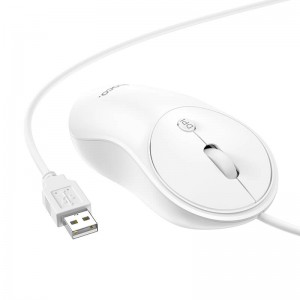 Миша HOCO Esteem business wired mouse GM13 |1,5M, 1000/1600dpi| white