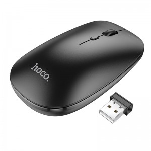 Миша HOCO Art dual-mode business wireless mouse GM15 |BT5.0, 2.4G, 800/1200/1600dpi| black
