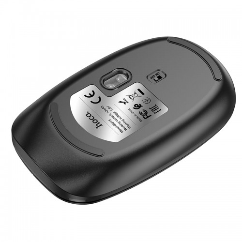 Миша HOCO Art dual-mode business wireless mouse GM15 |BT5.0, 2.4G, 800/1200/1600dpi| black