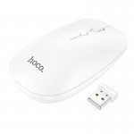 Миша HOCO Art dual-mode business wireless mouse GM15 |BT5.0, 2.4G, 800/1200/1600dpi| white