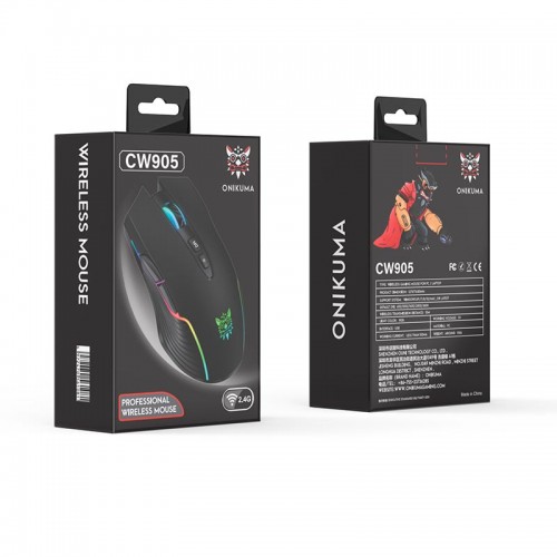 Миша ONIKUMA Gaming wireless CW905 RGB black