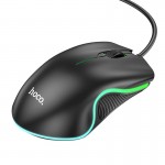 Миша HOCO Enjoy gaming luminous wired mouse GM19 black