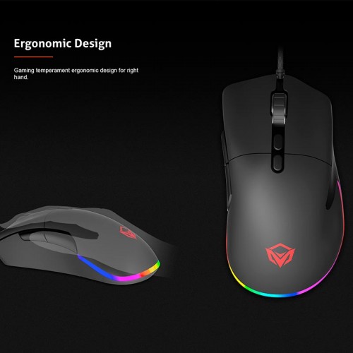 Миша MEETION RGB Backlit Gaming Mouse RGB GM20_2023 |12000dpi| black