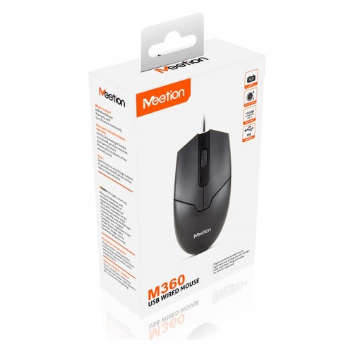 Meetion Office Mouse RGB M360 black