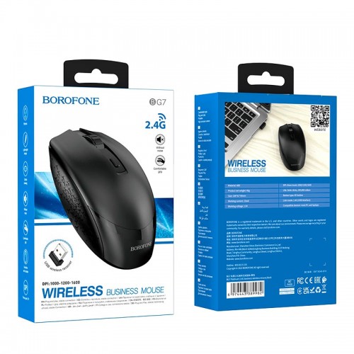 Мышь Borofone Platinum 2.4G business wireless mouse BG7