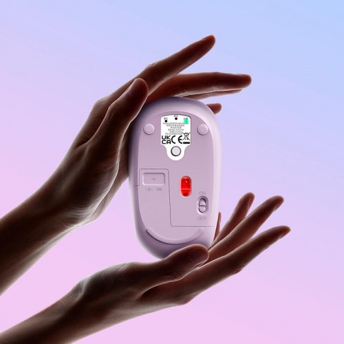 Миша Baseus F01B Tri-Mode Wireless Mouse |2.4G/BT5.0+BT3.0, 800-1200-1600dpi| pink