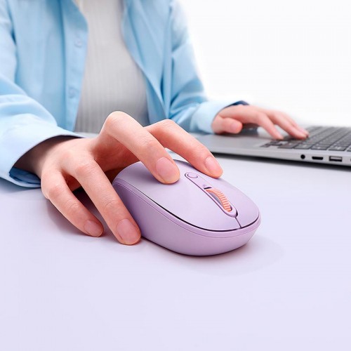 Миша Baseus F01B Tri-Mode Wireless Mouse |2.4G/BT5.0+BT3.0, 800-1200-1600dpi| grey