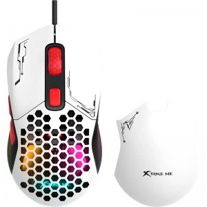 Миша ігрова XTRIKE ME GM - 316w Wired mouse |800-7200 6 Step DPI| white
