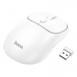 Миша Hoco Royal dual-mode business wireless mouse GM25 |BT5.2/2.4G, 800/1200/1600 DPI| white