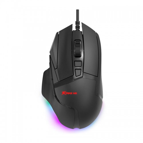 Миша ігрова XTRIKE ME GM - 520 gaming Mouse RGB |800-12800 6 step DPI, USB| black