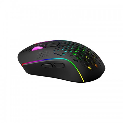 Миша ігрова XTRIKE ME GW - 611 gaming Mouse RGB |800-8000 6 step DPI, 2.4G/Type-C| black
