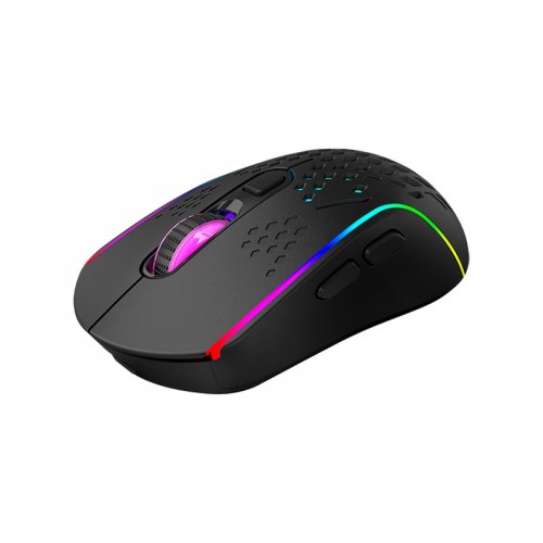 Миша ігрова XTRIKE ME GW - 611 gaming Mouse RGB |800-8000 6 step DPI, 2.4G/Type-C| black