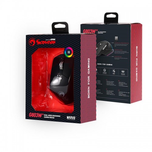 Мышь MARVO Wireless Mouse G803W |BT/2.4G, 4000dpi|