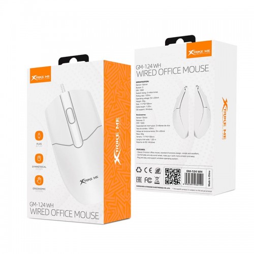 Мышь XTRIKE ME GM-124 wired mouse |1000dpi|
