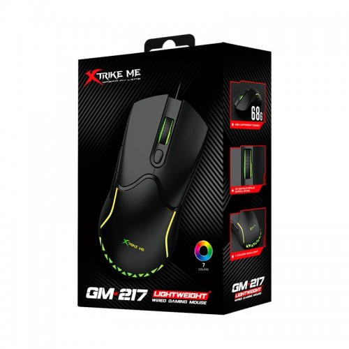 Мышь игровая XTRIKE ME GM-217 wired mouse |1200-3600 4step dpi, USB|