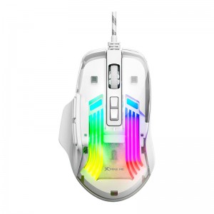 Миша ігрова XTRIKE ME programmable GM - 319 wired mouse  |1200-7200 6 step dpi| white