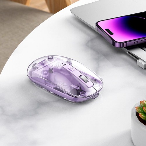 Миша HOCO Mysterious dual-mode silent wireless mouse GM29 |2.4G/BT, 800/1200/1600dpi| purple