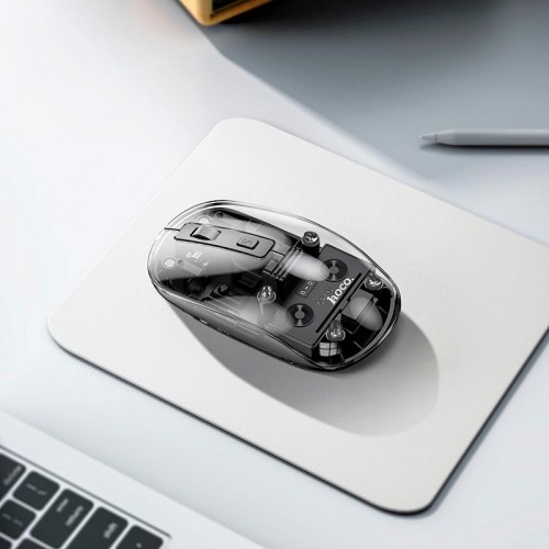 Миша HOCO Mysterious dual-mode silent wireless mouse GM29 |2.4G/BT, 800/1200/1600dpi| purple