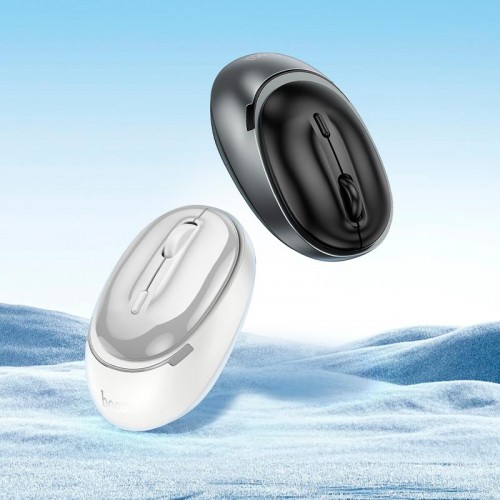 Миша HOCO Nuevo dual-mode business wireless mouse GM34 |BT/2.4G, 800/1200/1600dpi| white-grey