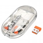 Мишка Hoco General dual-mode silent wireless mouse GM35 (battery version) |2.4G+BT, 800-1200-1600DPI white