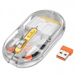 Мишка Hoco General dual-mode silent wireless mouse GM35 (battery version) |2.4G+BT, 800-1200-1600DPI Space gray